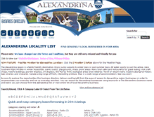 Tablet Screenshot of alexandrina.localitylist.com.au