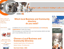 Tablet Screenshot of localitylist.com.au